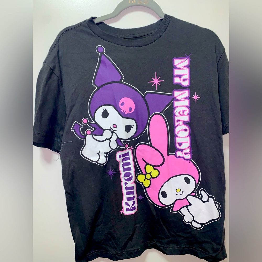 Hello Kitty Kuromi and My Melody t-shirt